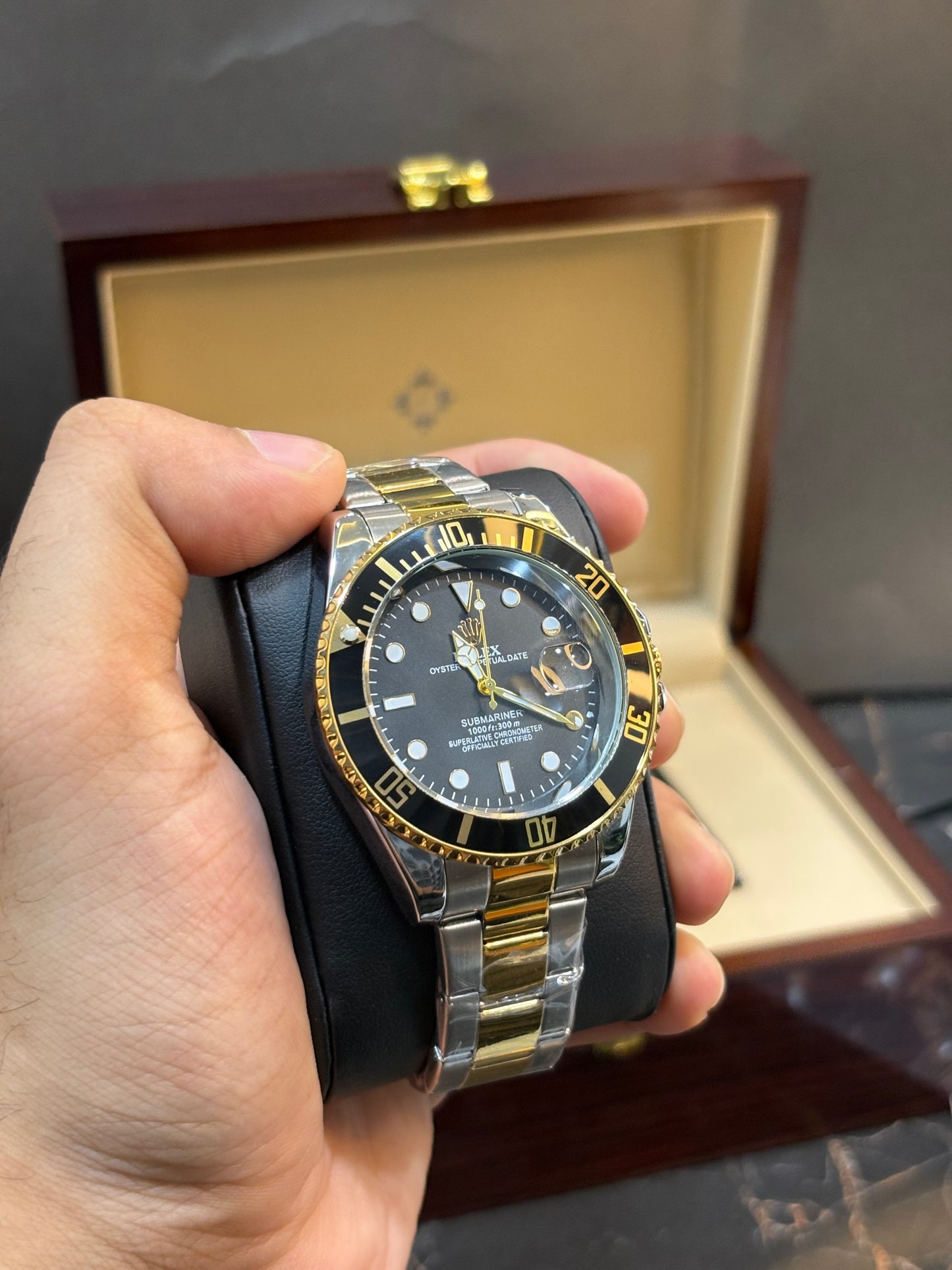 Rolex Submariner Date ( Black & Golden Dial )
