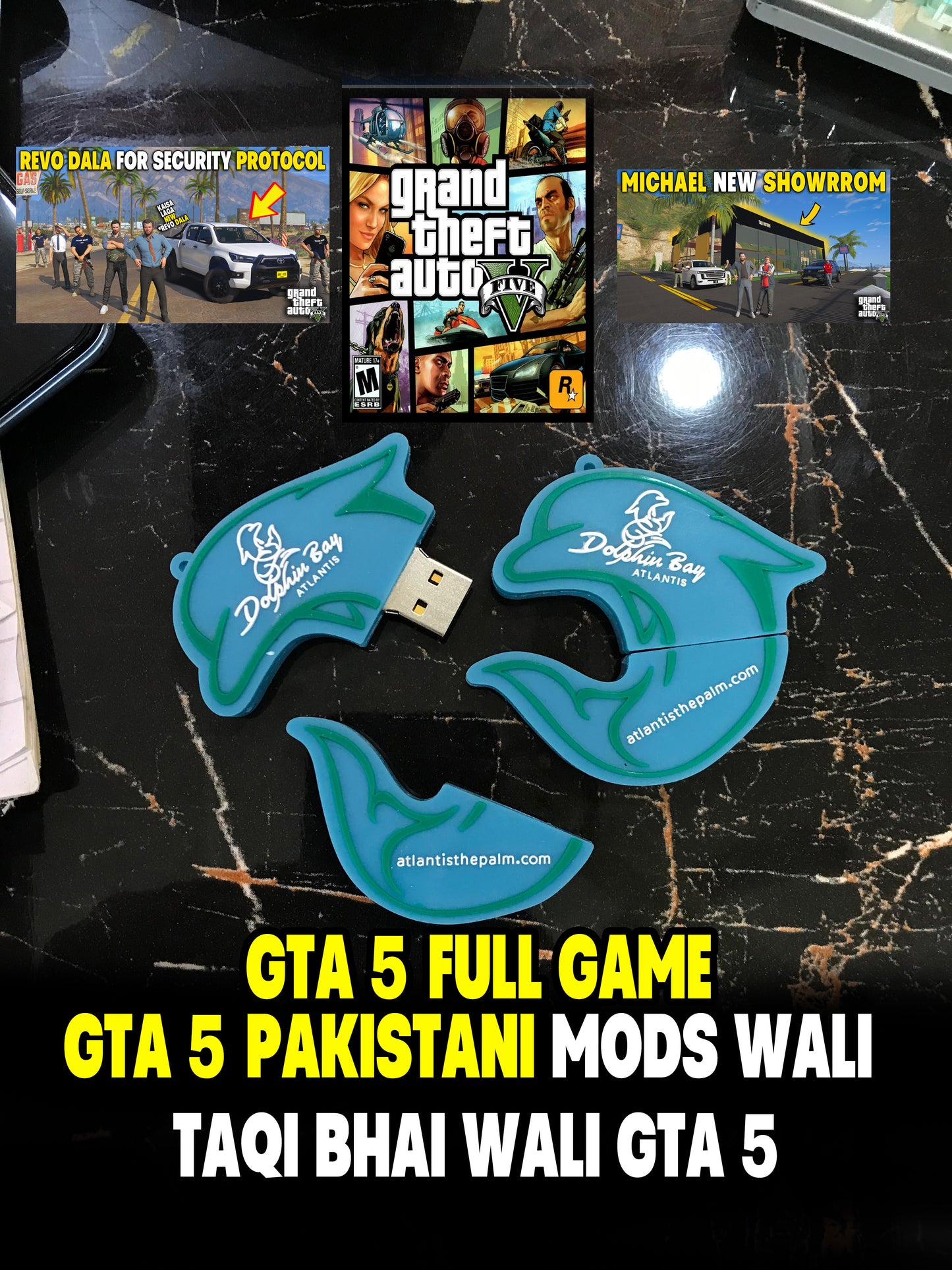 GTA 5 USB FULL GAME ( PAKISTANI MODS )