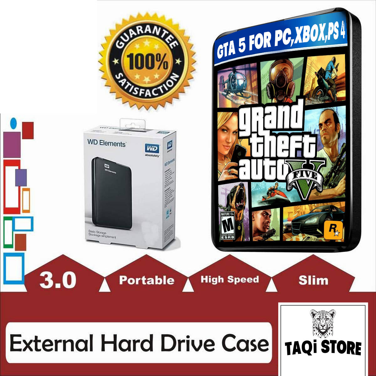 GTA 5 Hard Drive With All Mods Cars & House