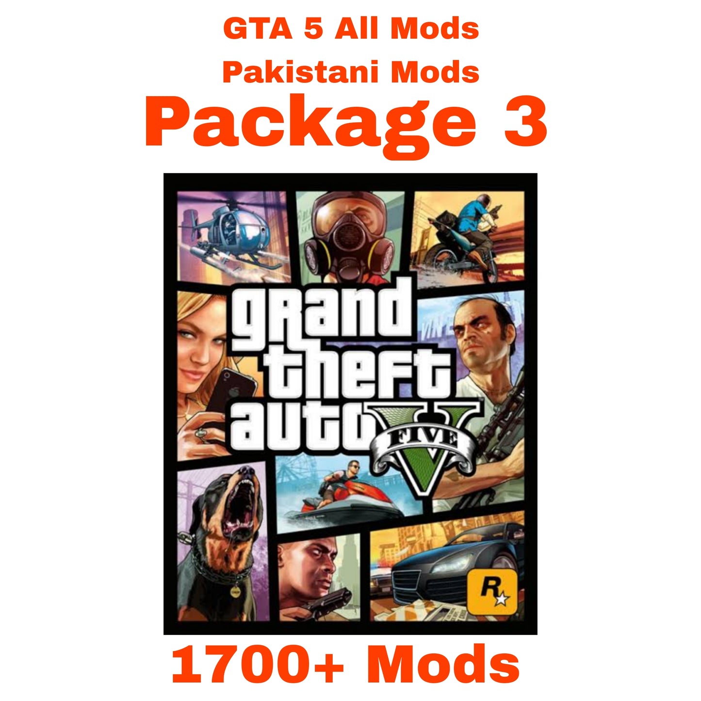 GTA 5 Package 3 (1700+ Pakistani Mods)